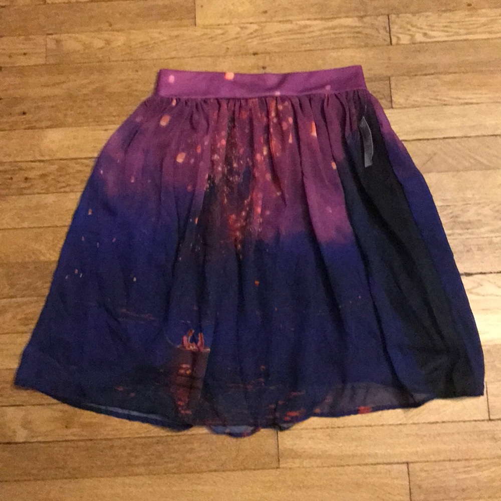 Disney Skirt Rapunzel Tangled Lanterns Hot Topic Discontinued Sz Large